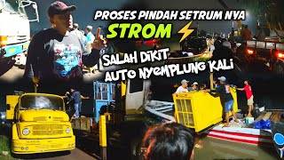 Menegangkan Beginilah Cara Memindahkan Genset Strom Dari Megabot Ke Perahu 