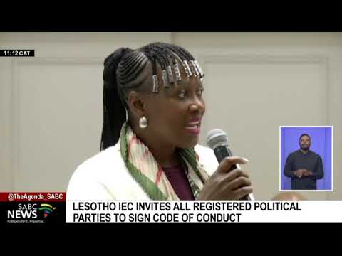 Lesotho political parties raise concerns with the signing of the IEC's code of conduct