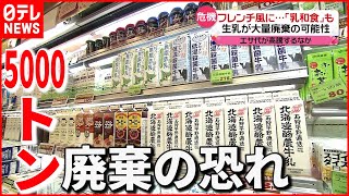 【ピンチ】生乳の消費減で大量廃棄の恐れ…酪農家は苦しい声