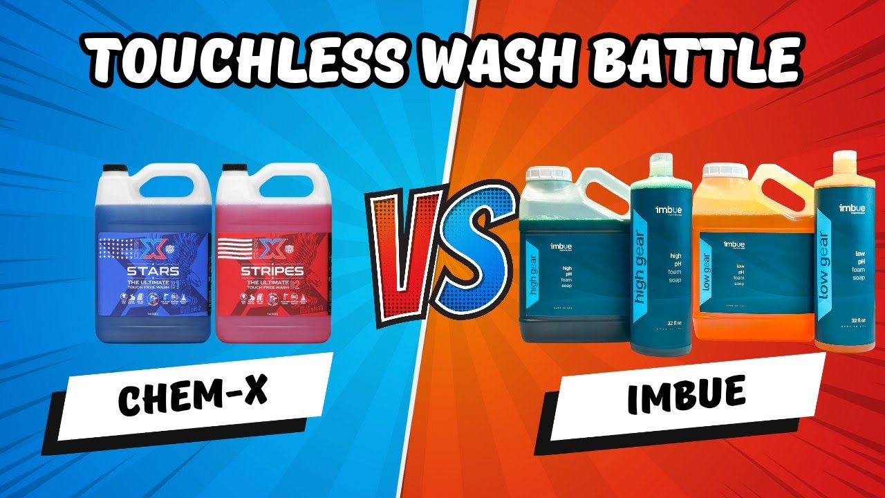 Chem-X Stars & Stripes vs. Imbue High Gear & Low Gear | Which Touchless  System is Better?
