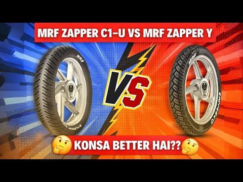MRF 80/100-18 ZAPPER C1-U TL Vs MRF 100/90-18 ZAPPER Y TT | Mileage vs Performance | Bahubali Tyres