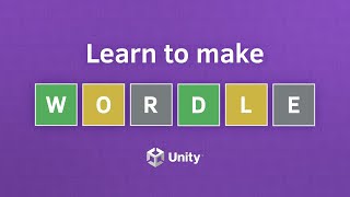 How to make Wordle in Unity (Complete Tutorial) 📚✏️