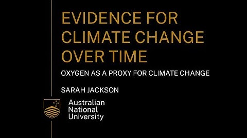 Oxygen as proxy for climate change for year 11 and 12 Earth and Environmental Science students