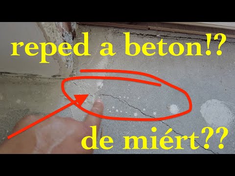 Videó: Miért reped a betonfelület?
