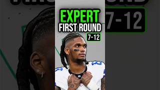 EXPERT 1st Round of Fantasy Draft 📊 Does your league know ball? 🏈 #fantasyfootball #fantasysports