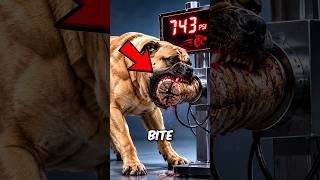 3 DOGS WITH INSANE BITE FORCE! 😱🦷 #1 Has a 743 PSI BITE! #shorts  #facts #animals #dogshorts