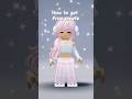 0 Robux free emote /#0robux #roblox #robloxoutfits #shorts #ของฟรีroblox