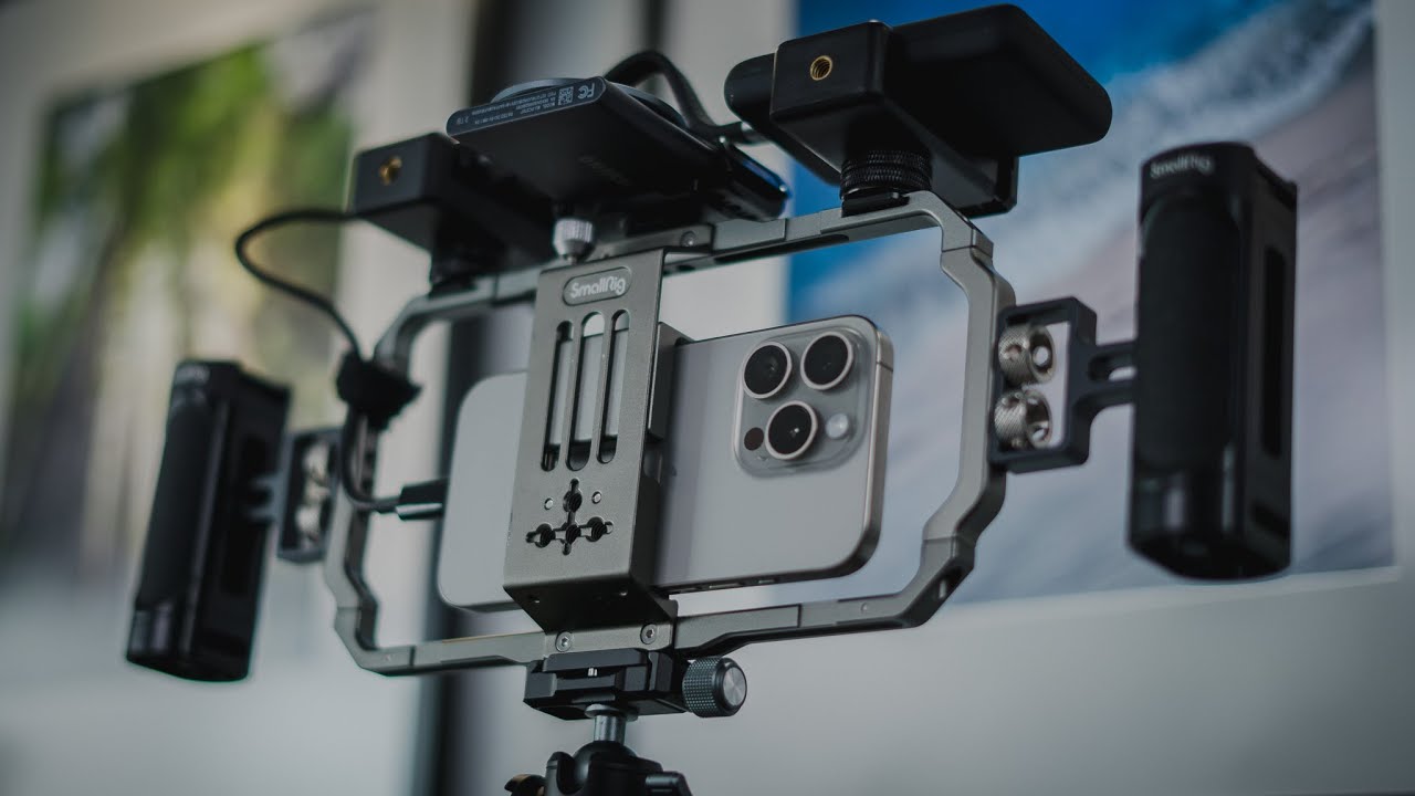 iPhone 15 Pro Cinematic Rig: 4K 60 ProRes, External SSD, and Power