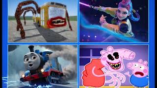 Skibidi Toilet🆚PEPPA PIG.EXE 🆚Siren Head🆚Kpop demon hunter 🎶 Tiles Hop EDM Rush