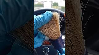 Satisfying ASMR car detailing 👊 #asmrdetailing #asmrbrushing #asmrcleaning