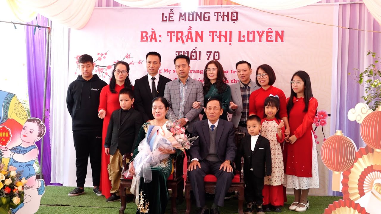 Lễ Mừng Thọ Bà Phạm Thị Luyên Tuổi 70 - YouTube