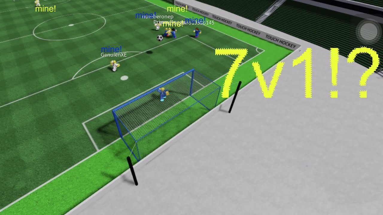 First 7v1 in touch football history 😂🤣😂 (Touch Football Roblox) - YouTube