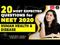 20 Most Expected Questions Human Health and Disease | NEET MCQ Series | NEET Biology | NEET 2020