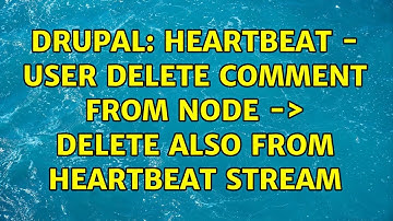 Drupal: Heartbeat - user delete comment from node -＞ delete also from heartbeat stream
