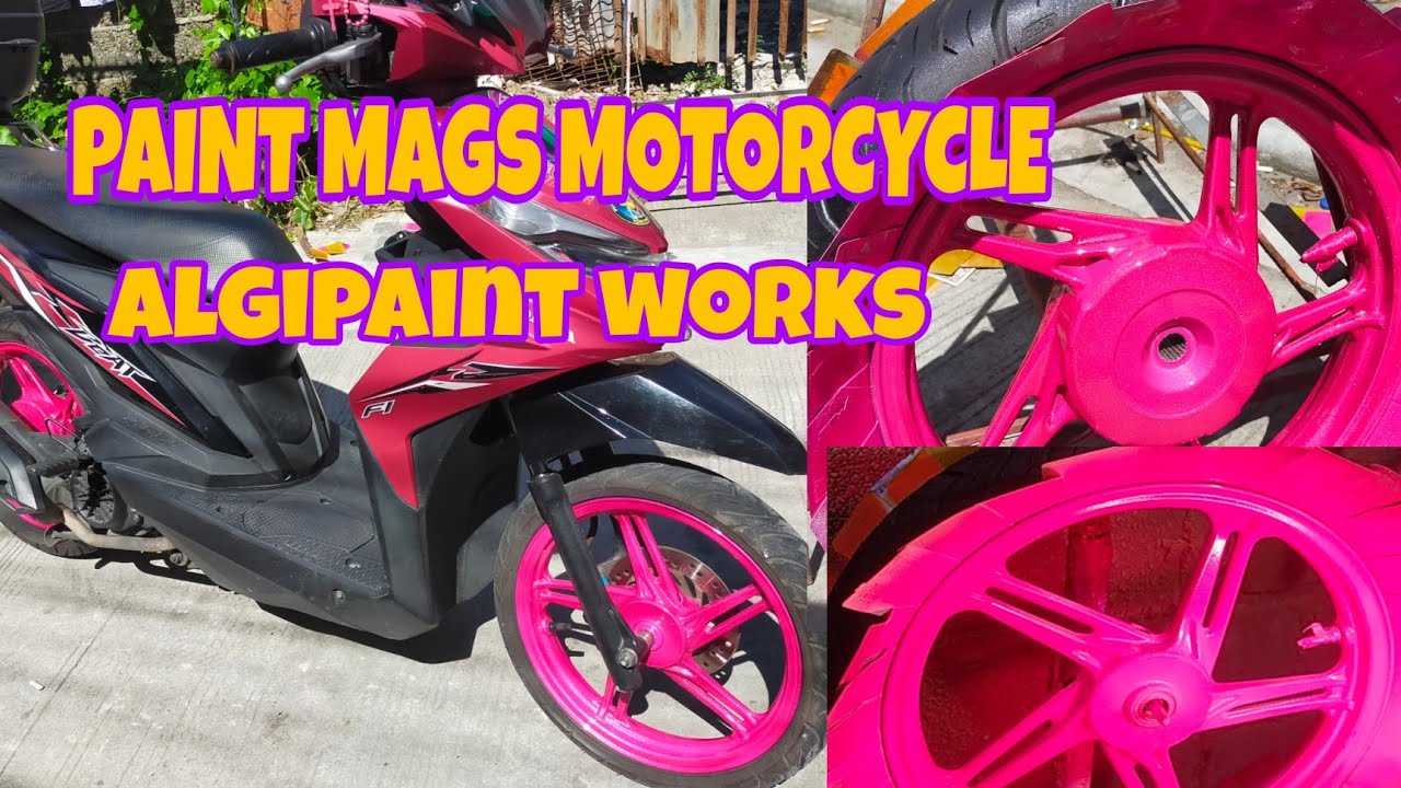 PAINT MAGS MOTORCYCLE ALGIPAINT WORKS YouTube