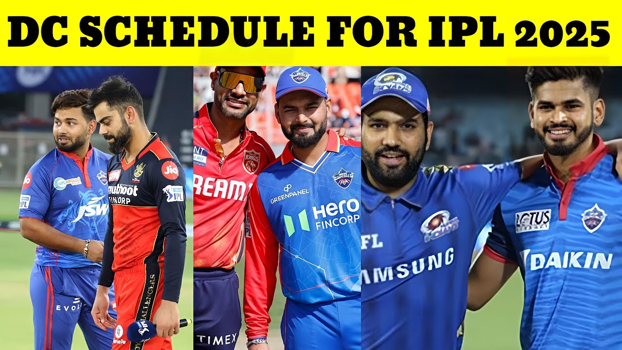 Delhi Capitals Fixtures for IPL 2025: Complete DC Schedule & Match Details!