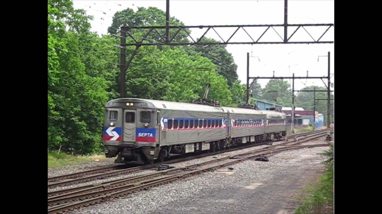20110601 June 1 2011 SEPTA Silverliner II III IV trains Lansdale PA CSX Bethlehem Branch local B738