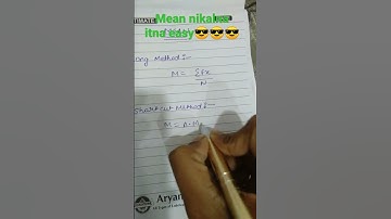 mean.. statistics... long method... short method... formula... subscribe #shorts#viral#shortsfeed