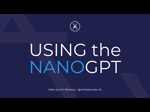 Using nano (XNO) on NanoGPT's pay-per-prompt AI (GPT-4 Turbo and DALL-E 3) - video from Nano