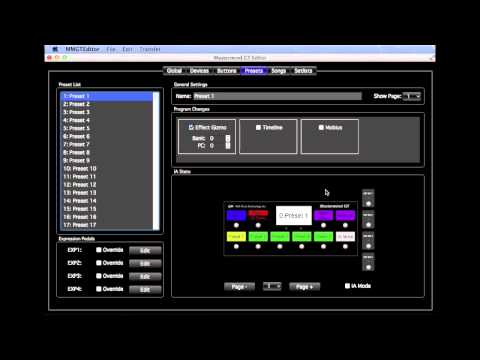 RJM Music Mastermind GT MIDI Foot Controller with LCD Displays