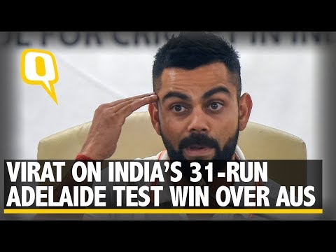 Virat Kohli on Adelaide Victory over Australia | The Quint