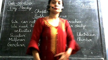 Class-1, EVS, chapter- 6 , People who help us by Renu chaudhary