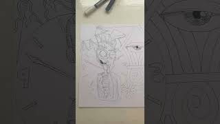 Timeless 🕰️ #penart #pendrawing #penartworks #drawing #art #rickandmorty