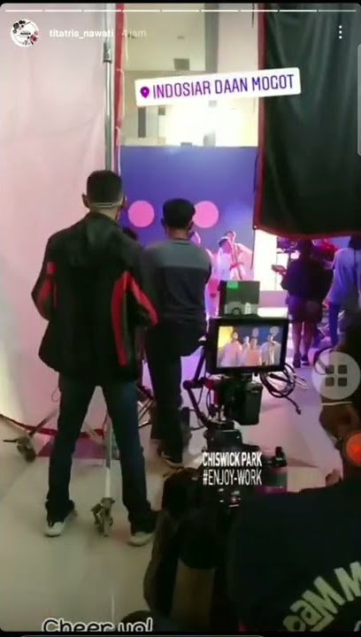 UN1TY lagi syuting untuk iklan pepsodent