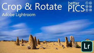Features of the #CropTool in #Adobe #Lightroom V9.3 #LightroomTutorial #ImageEditing #Workflow