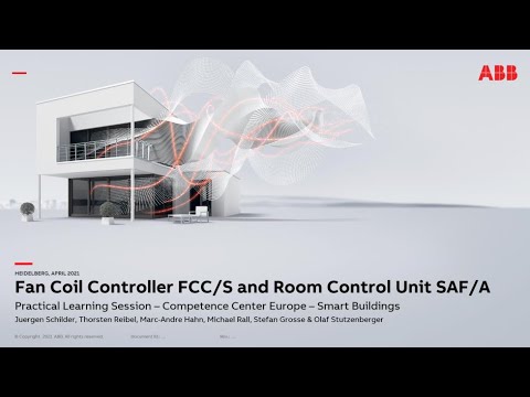 Practical Learning Session about KNX and HVAC – FanCoilController FCC/S and RCU SAR/A – Heat./Cool.