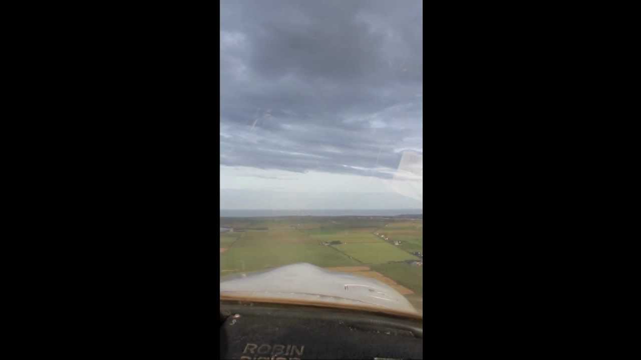 Wick Airport(EGPC)  Long Approach, Scotland...Robin Aiglon Aircraft 180 HP