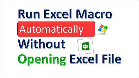 How to run VBA Macro Daily Automtically without opening Excel file?