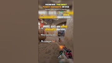 Ranking Top 5 Funny Moments in Cs2 😂 #cs2 #cs2memes