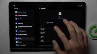 كيفية مسح ذاكرة التخزين المؤقت للتطبيقات في جهاز Lenovo Tab Plus 11.5 - مسح بيانات التطبيق screenshot 4