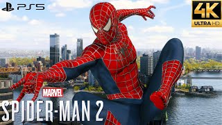 Marvel's Spider-Man 2 PS5 - Webbed Suit Free Roam Gameplay (4K 60FPS)