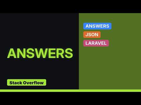 Convert array to JSON (3 Solutions!!)