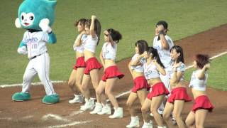 20150924桃猿VS統一 MVP林智勝 +瓦德茲 + Lamigirls
