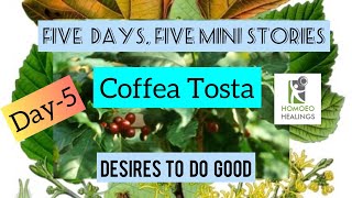 FIVE DAYS, FIVE MINI STORIES | COFFEA TOSTA | DAY 5 | DR NEELAM AVTAR SINGH | HINDI | Video 139 Five Days Mini Series