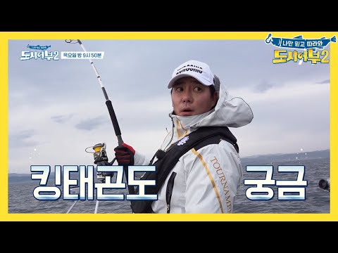 [선공개] <strong>심수창</strong> 히트 치자마자 킹태콘 역대급 몬스터 등장, 도대체 어떤 괴물이기에? | 도시어부 시즌2 50 회