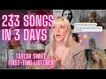 Nonswiftie listens to every taylor swift song for the first time ever rankingttpd reaction
