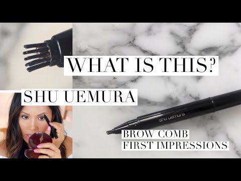 WHAT IS THIS? I SHU UEMURA BROW COMB I FIRST IMPRESSIONS I Everyday Edit