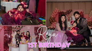 Reya 1St Bday Highlights 4K Dallas, Tx, Usa Lenscape Studios By Vk