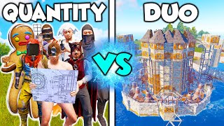 Can the BEST DUOS IN RUST Beat 8 RAIDERS? - Rust