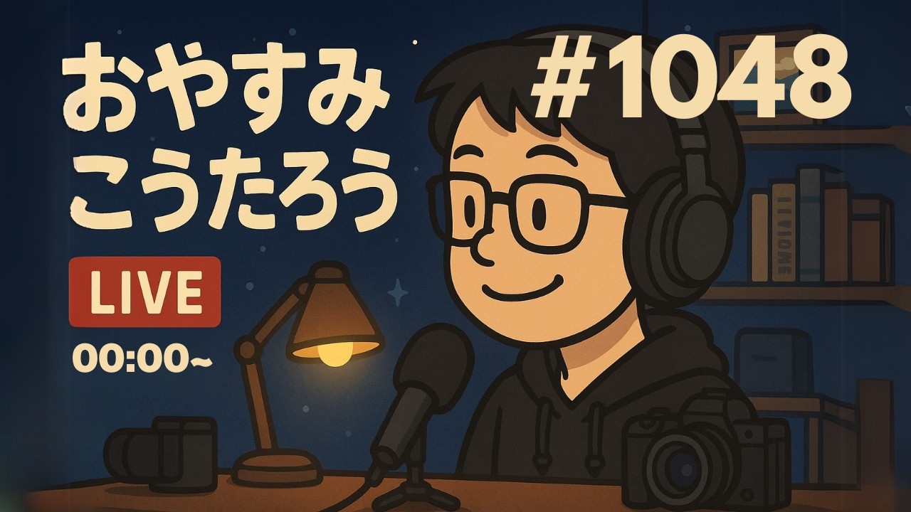 【おやすみこうたろう】CP+2026！ドリキンさん＆西田航さんとの奇跡の遭遇とキヤノンの謎レトロカメラ📷✨ 0:00〜0:30くらいまでこんばんはとおやすみなさいをぼくが言いたいだけのライブ💤