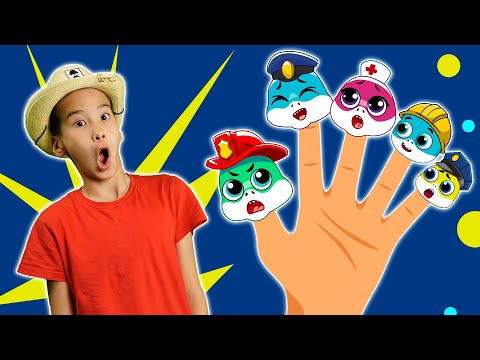 Finger Family Profession Song | Baby Shark & JoJo Kids Song + More Nursery Rhymes