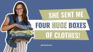 CONSIGNMENT CLIENT STRIKES AGAIN! These boxes were packed with name brand clothes!