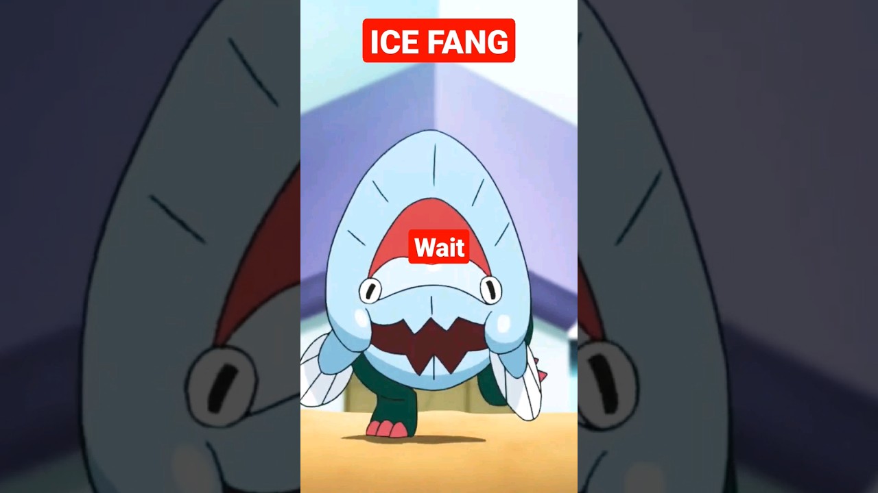 Unoragon use ice fang attack 