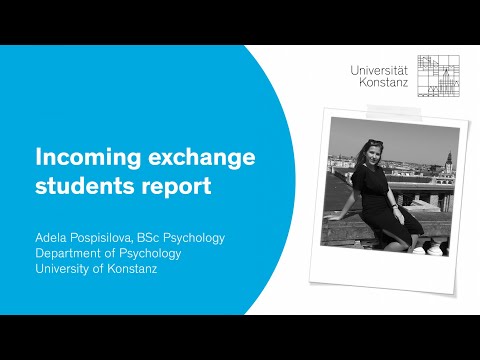 Incoming exchange students report: Adela Pospisilova (Czech Republic), BSc Psychology