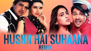 Husnn Hai Suhaana Remix |Dj Amit X Mafiya Production |Coolie No1|VarunDhawan Sara Ali K|Amix Visuals
