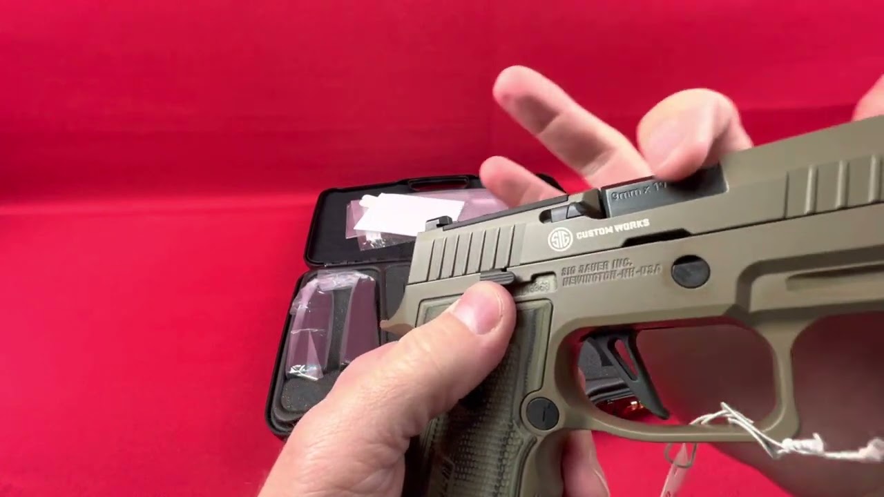 Sig Sauer Custom Works P320 Scorpion 9mm